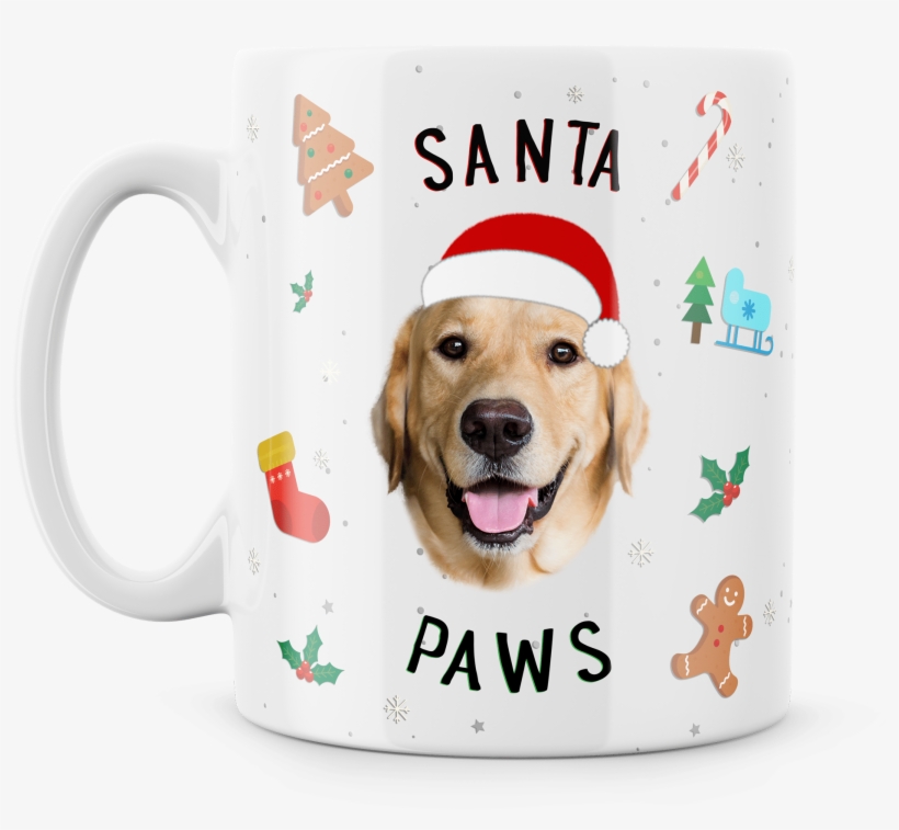 Santa Paws Mug Hat - Dog, transparent png #5842950