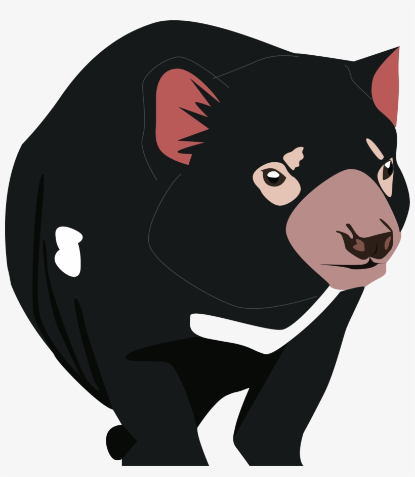 Digitally Painted Drawing Of A Tasmanian Devil - Drawing, transparent png #5843087