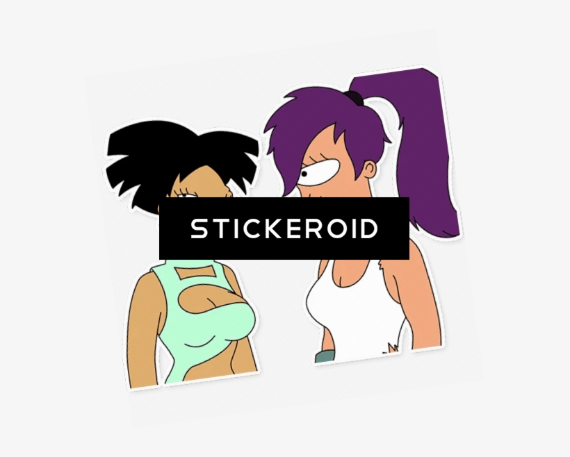 Bff Futurama Футурама - Futurama Amy And Leela, transparent png #5843341