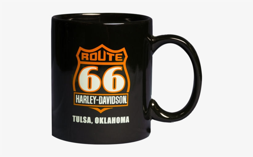 Route 66 Harley-davidson® Coffee Mug - Poster: Harley Davidson Logo, 24x36in., transparent png #5843547