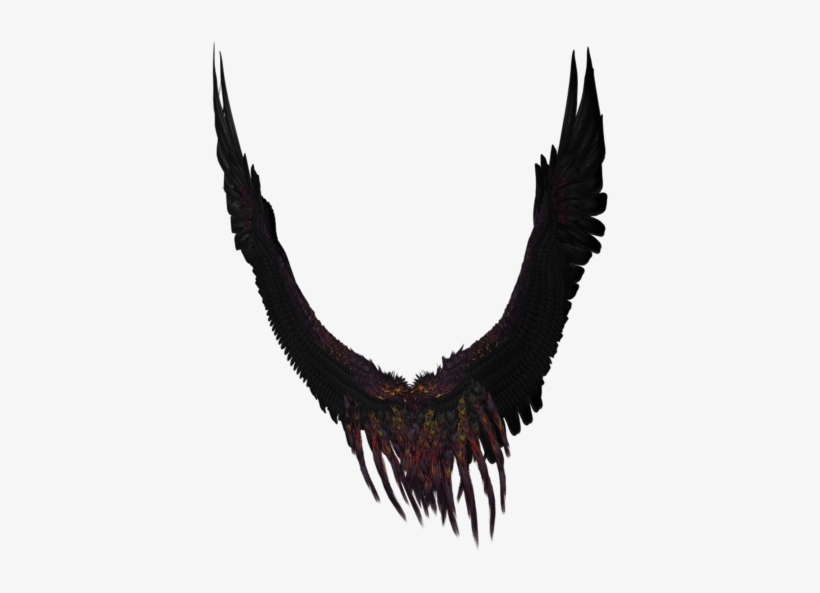Long Black And Purple Wings, transparent png #5844093