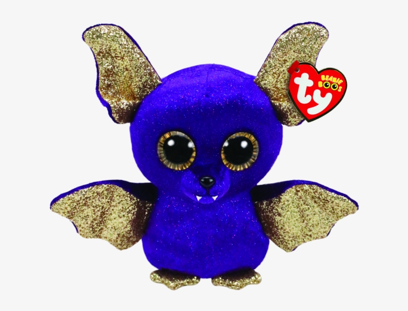 Halloween Count Purple Bat With Wings - Beanie Boo 2018 Halloween, transparent png #5844286