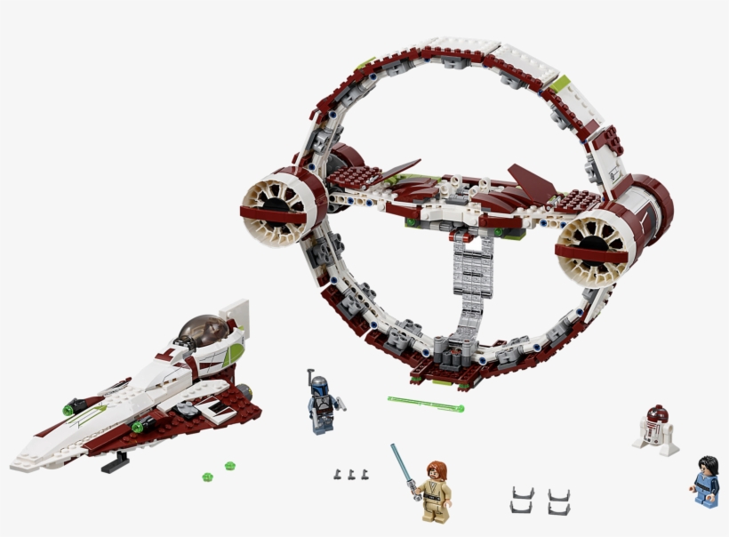 Lego 75191 Star Wars Jedi Starfighter™ With Hyperdrive - Lego Star Wars Hyperdrive Booster Ring, transparent png #5845141