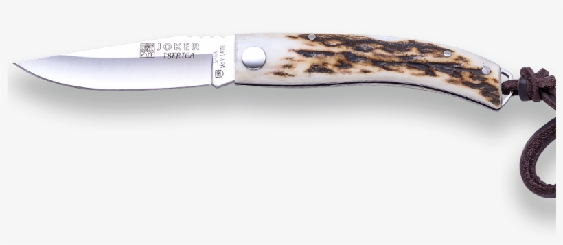 Lock Back Sporting Folding Knife Joker Ibérica, Stag, transparent png #5845144