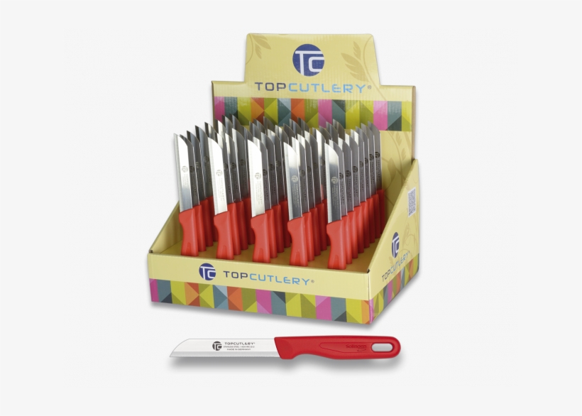 Expositor De 40 Piezas Top Cutlery, 8 Cuchillos Peladores, transparent png #5845387