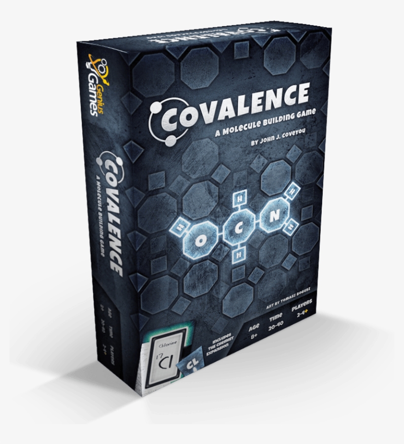 Next - Genius Games Covalence: A Molecule Building Game, transparent png #5845502