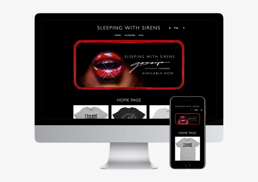 Sleeping With Sirens - Sleeping With Sirens: Gossip Cd, transparent png #5846336