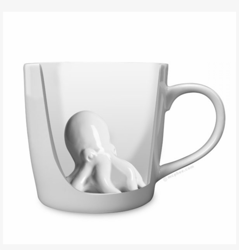 Octopus Coffee Mug - Octopus Surprise Mug, transparent png #5846936