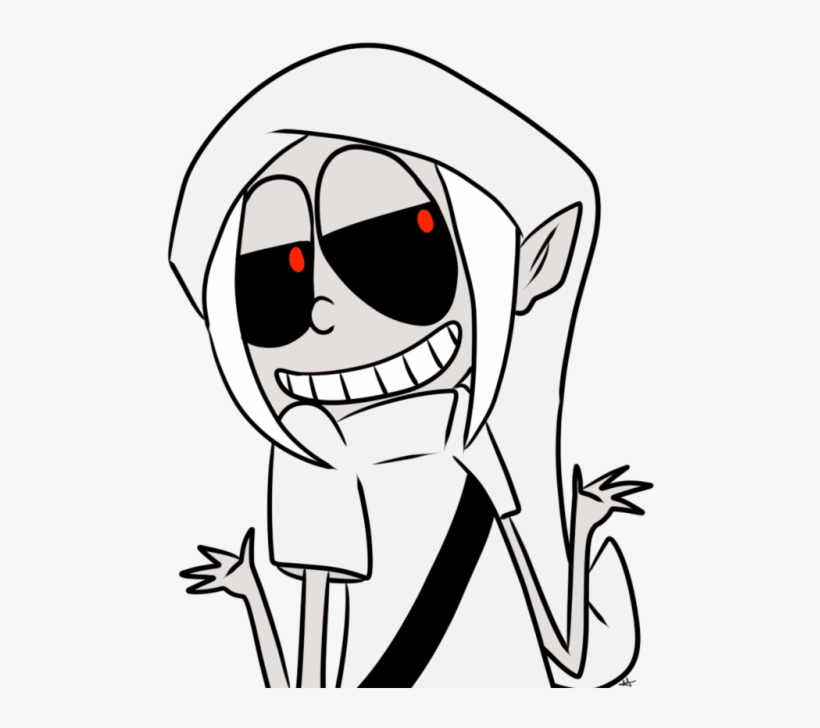 Ben Drowned Stimboard - Ben Drowned Black And White, transparent png #5846989