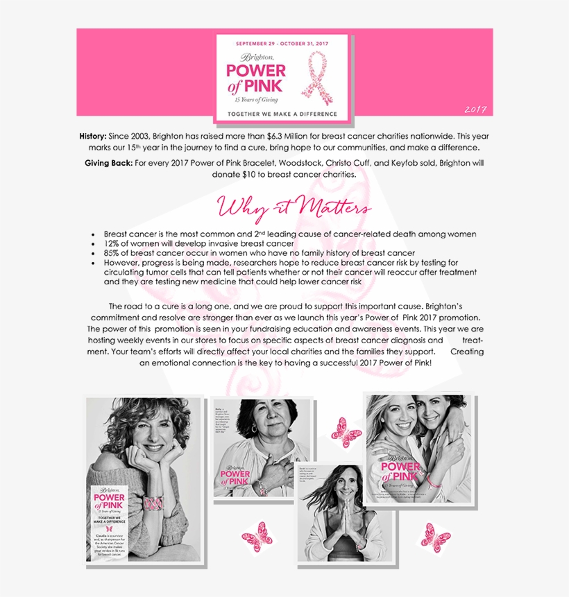 Brighton Collectibles 2000 New Jersey - South Jersey Breast Cancer, transparent png #5847461