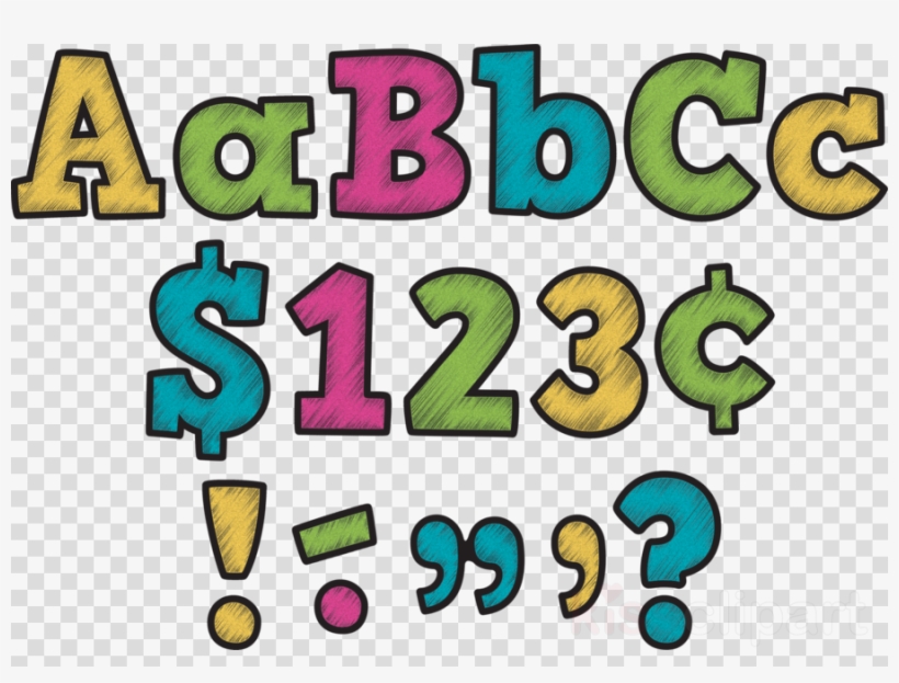 Teacher Created Resources Chalkboard Brights Bold Block, transparent png #5847682