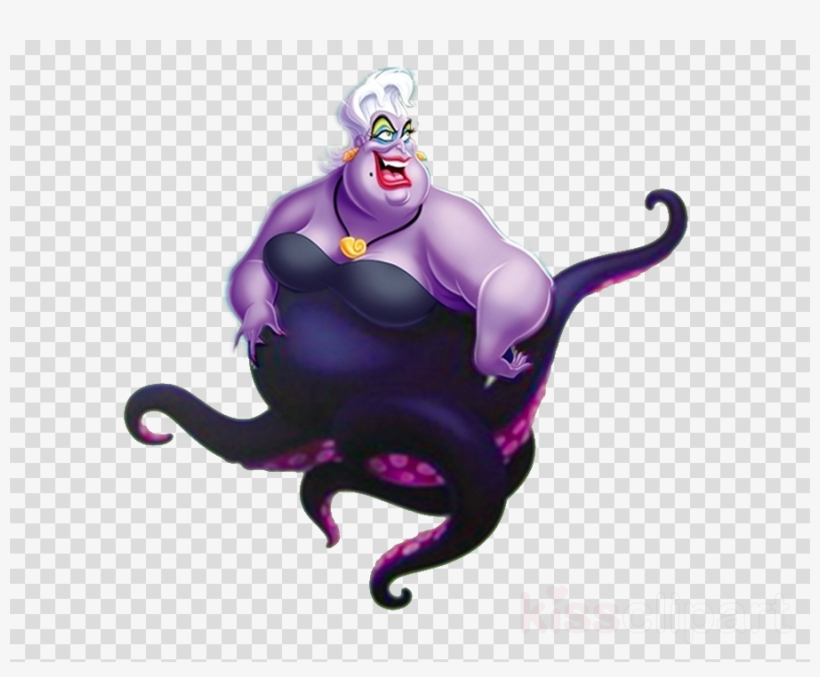 Greatest Villains Disney Clipart Ursula Maleficent - Ursula Png, transparent png #5847871