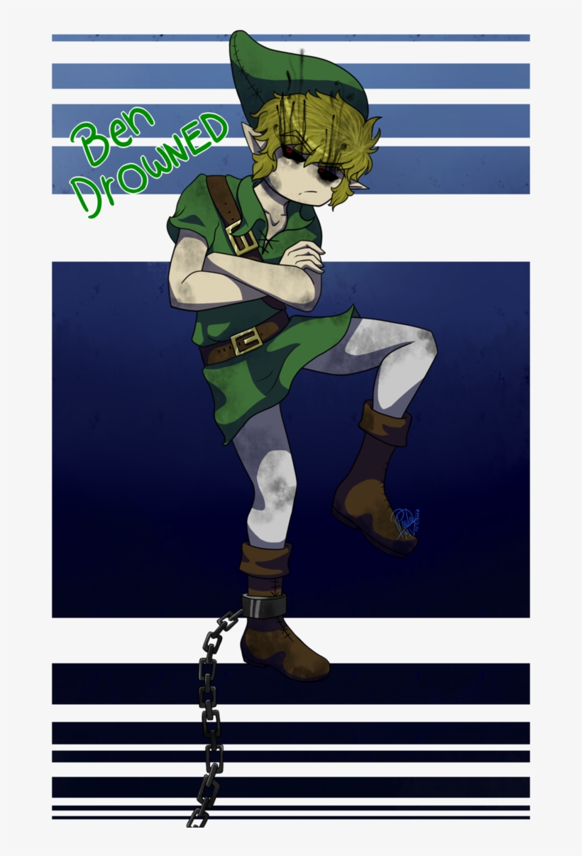 3 Ben Drowned, Creepypasta Slenderman, - Creepypasta, transparent png #5848061