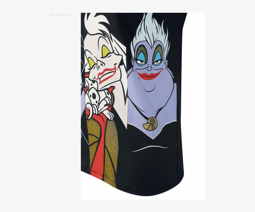 Bad Girls Disney Villains T Shirt Manches Courtes T - Cotton, transparent png #5848214