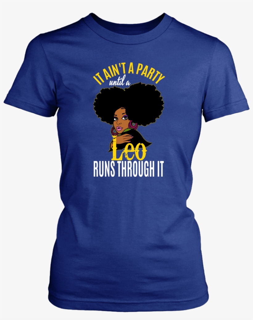 It Ain't A Party Leo Blue Crew Neck T-shirts - Tshirt Gilmore Girls Coffee, transparent png #5848281