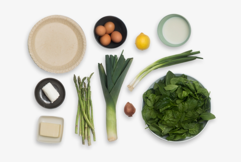 Asparagus & Fontina Quiche With Leek & Spinach-goat - Quiche, transparent png #5848378