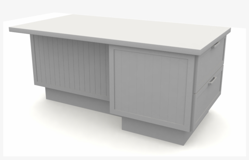 Kitchen Island 2d And 3d Models - Computer-aided Design, transparent png #5848474