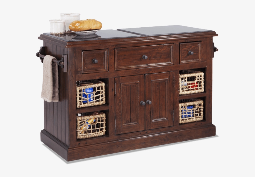 Large Park Ave Granite Top Kitchen Island - Kitchen, transparent png #5848625