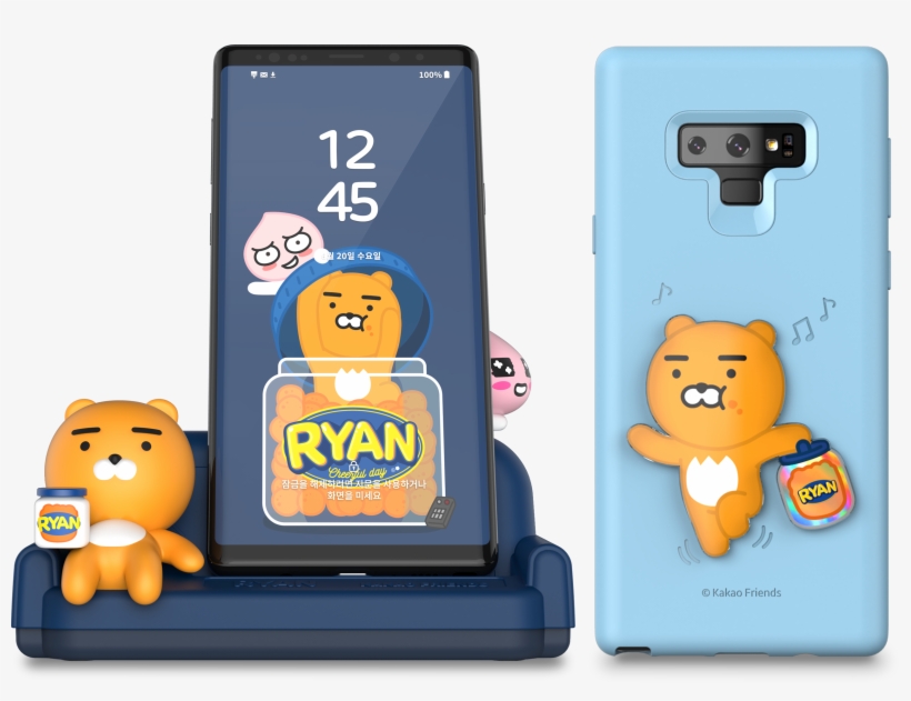 Image Is Not Available - Kakao Friends Samsung Note 9 Case, transparent png #5848722