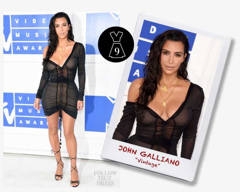 Kim K Galliano - Kim K Vmas 2016, transparent png #5848986