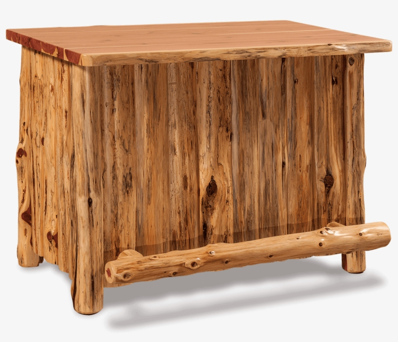 Kitchen Island Log Furniture In - Kitchen Island With Cedar Wood, transparent png #5849113
