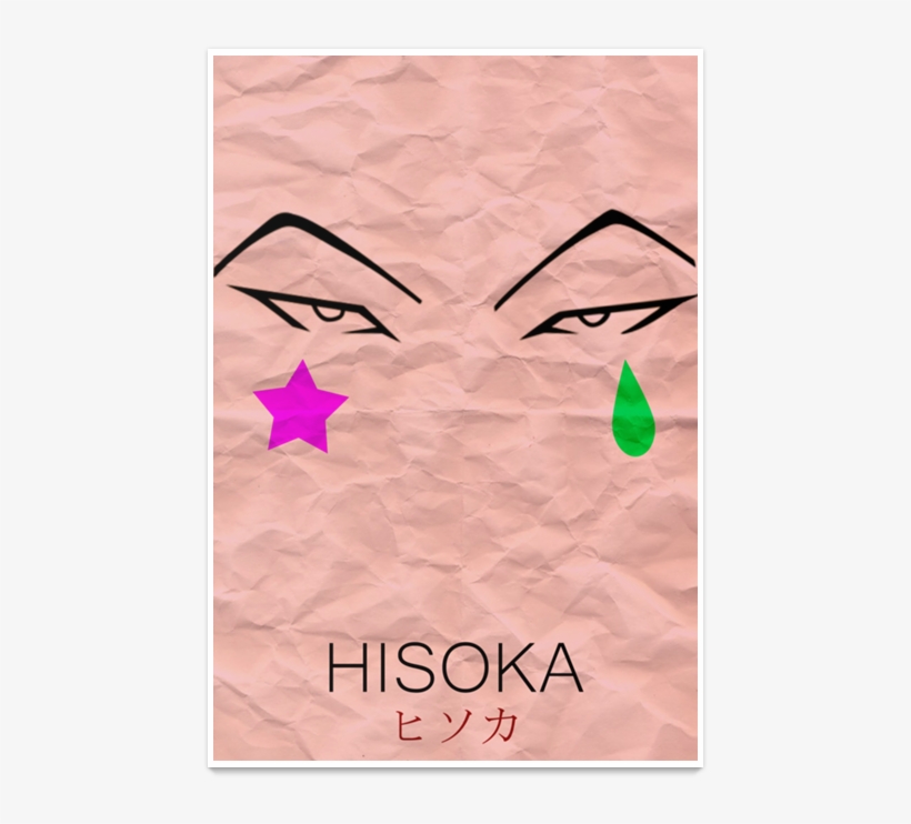 Poster Minimalist Hisoka De - Drawing, transparent png #5849476