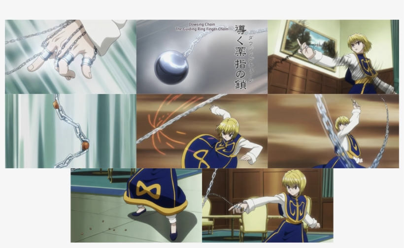 We Get Kurapika's New Technique "dowsing Chain"/"the - Illustration, transparent png #5849531