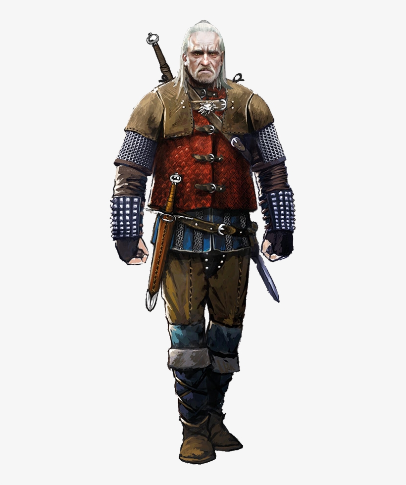 Vesemir - Witcher Vesemir Face Mod, transparent png #5849532