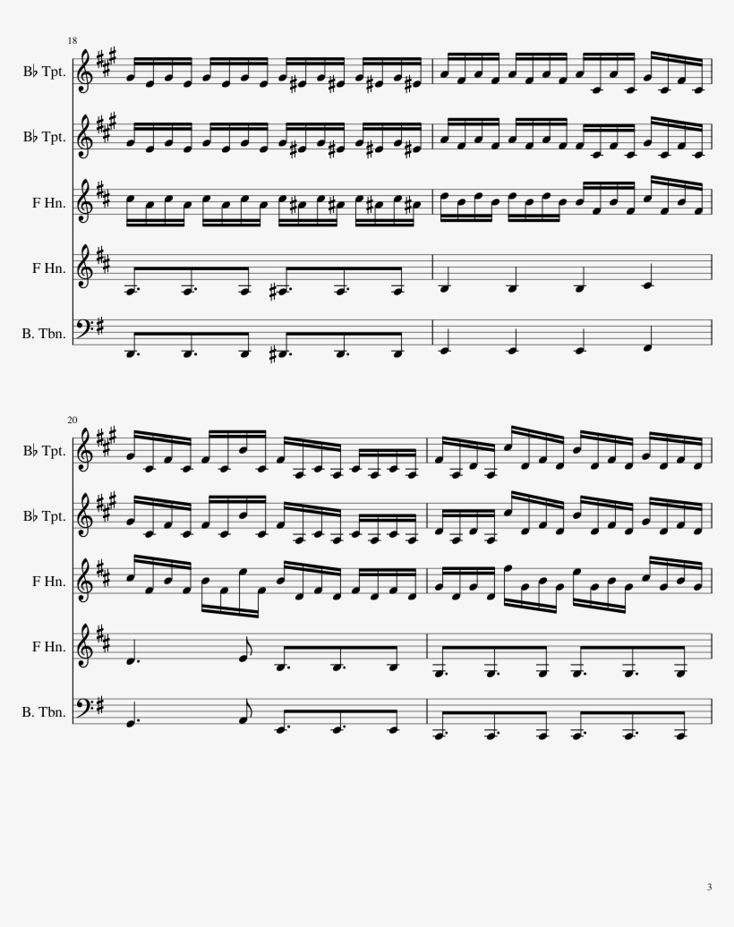 The Witcher - Sheet Music, transparent png #5849578