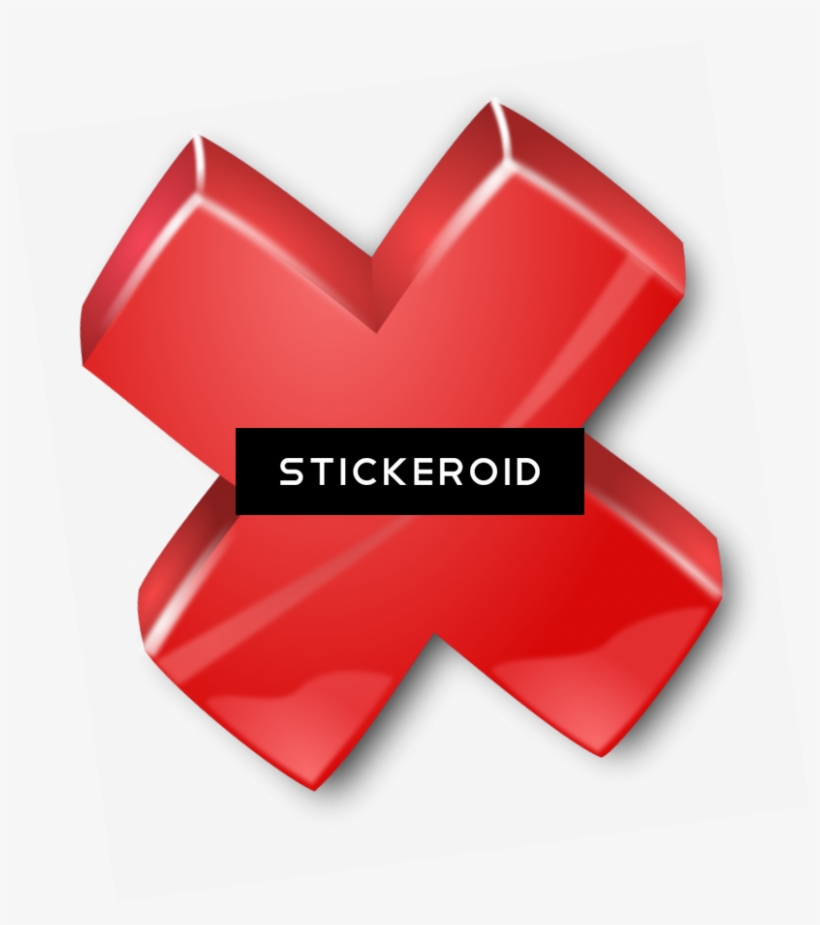 Red Cross Pic - Green Red Cross Tick, transparent png #5849581