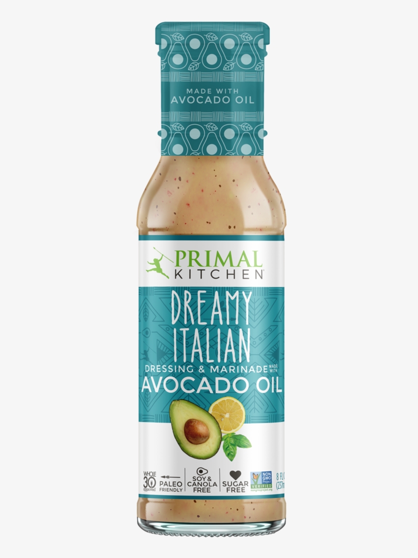 Italian Vinaigrette & Marinade - Primal Kitchen - Caesar Dressing ; Marinade Made With, transparent png #5849873