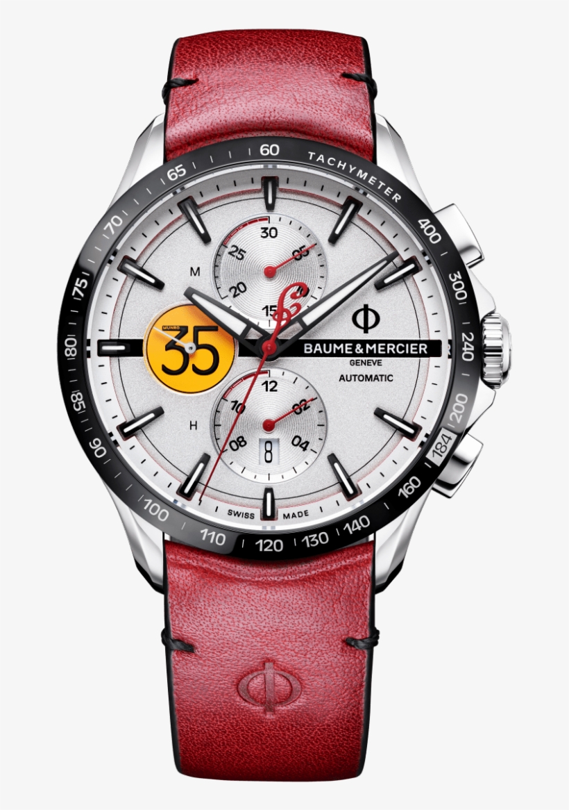 Baume & Mercier Clifton Club Burt Munro Tribute Limited - Baume Et Mercier Indian, transparent png #5849925