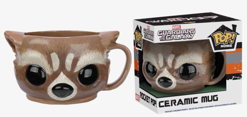 Guardians - Guardians Of The Galaxy Rocket Mug, transparent png #5850077