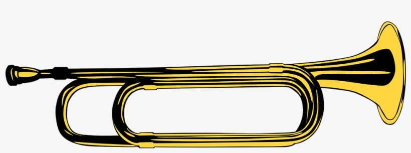Commands Were Often Given Musically During The Civil - Bugle Clipart, transparent png #5850186