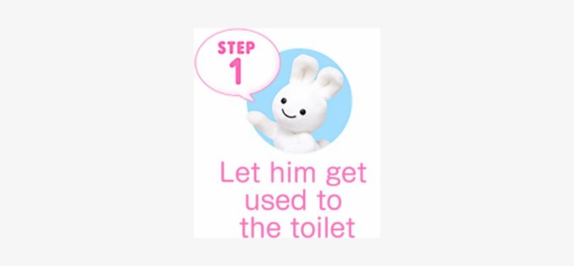 Step1 Let Him Get Used To The Toilet - Cartoon, transparent png #5850235