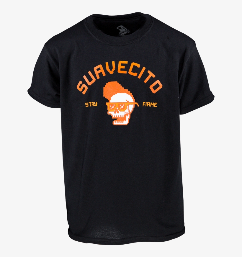 Suavecito 8 Bit Tee Kids Black V=1495816234 - Women's Majestic Black Usc Trojans Plus Size Class, transparent png #5850339