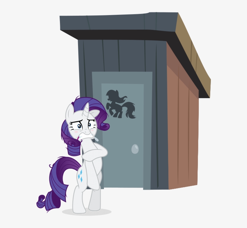 Edit, Embarrassed, Implied Nudity, Make New Friends - My Little Pony Rarity Bathroom, transparent png #5850388