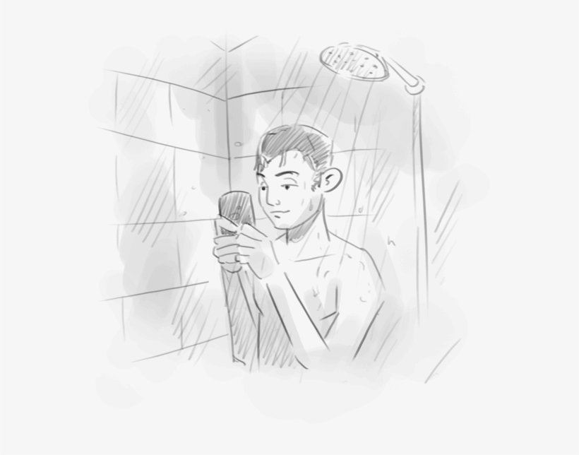 Of Users Don't Leave Their Devices Even When In Bathroom, transparent png #5850906