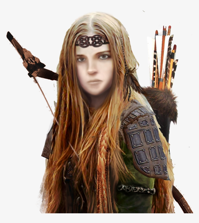 Eithne - Woman Warrior, transparent png #5851365
