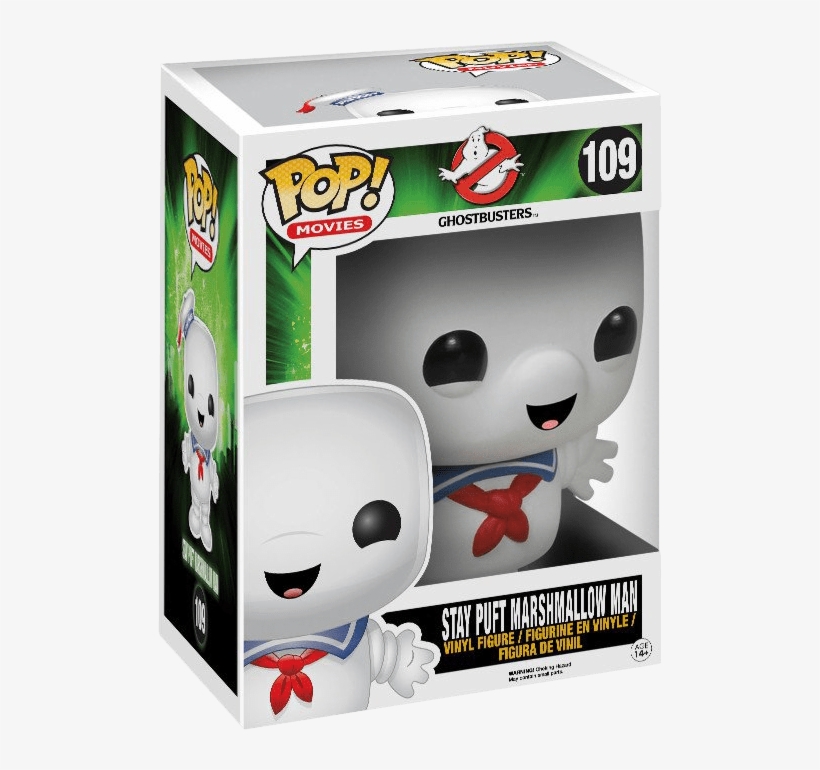 Funko Pop Ghostbusters Stay Puft Marshmallow Man - Funko Pop! Movies: Ghostbusters - Stay Puft Marshmallow, transparent png #5852313