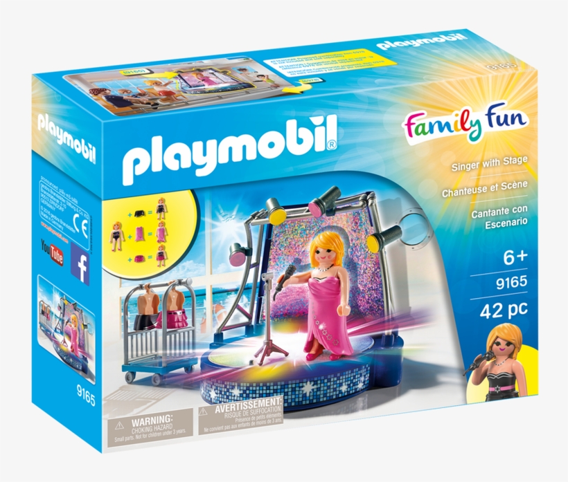 Singer On Stage - Playmobil Singer With Light Up Stage, transparent png #5852935