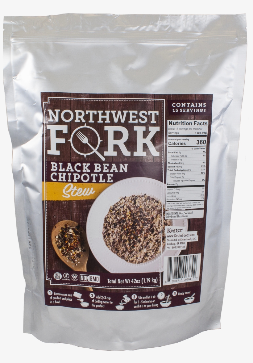 Black Bean Chipotle Stew - Course, transparent png #5853890