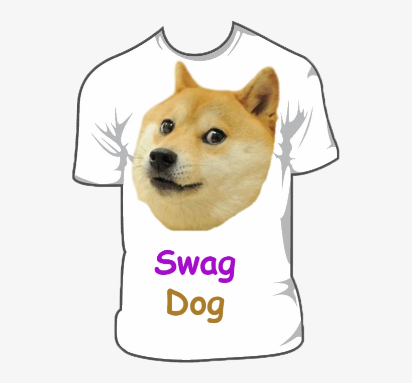 Swag Dog T-shirt - T Shirt, transparent png #5856121