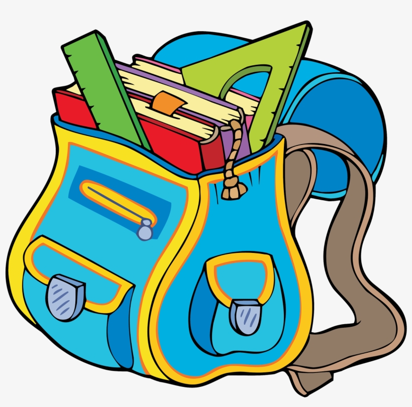 Clip Art Bag Transprent Png Free Download - School Bag Clipart, transparent png #5856312