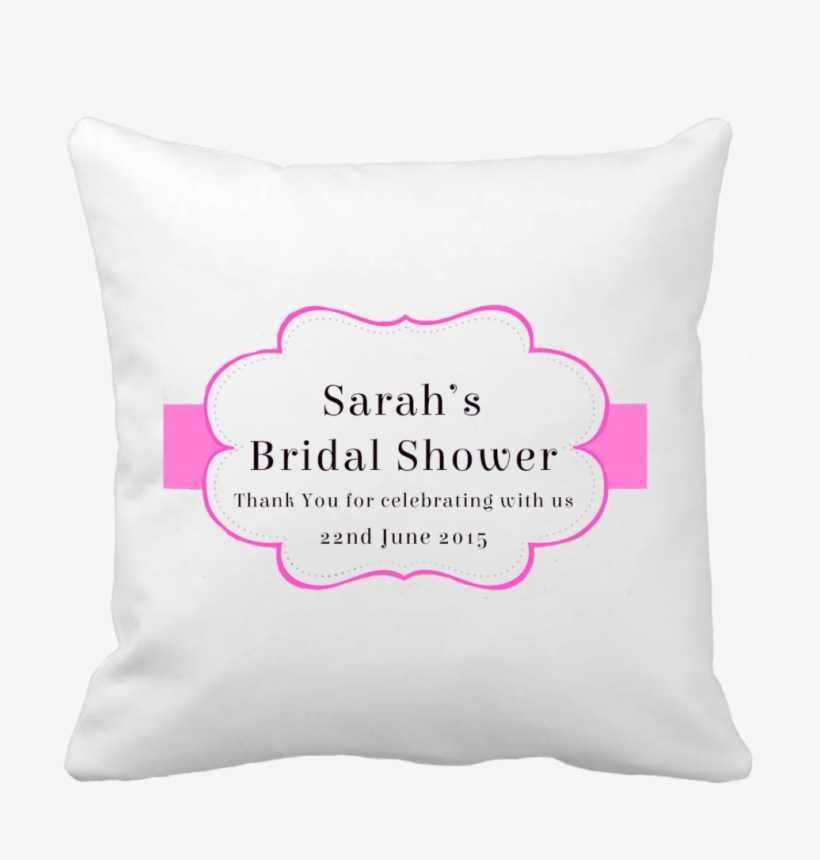 Bridal Shower Pillow1 - Bridal Shower, transparent png #5856436