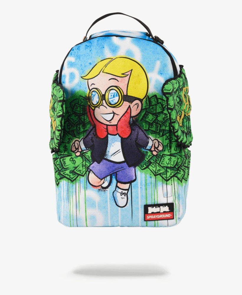 Sprayground Richie Rich Money Wings - Sprayground Backpacks Richie Rich, transparent png #5856440