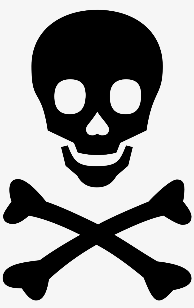 Open - Skull And Crossbones Sign, transparent png #5856678