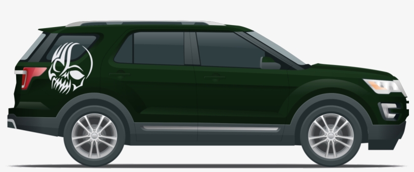 Totenkopf Tribal Rechts - Partes Lateral De Camionetas, transparent png #5857065