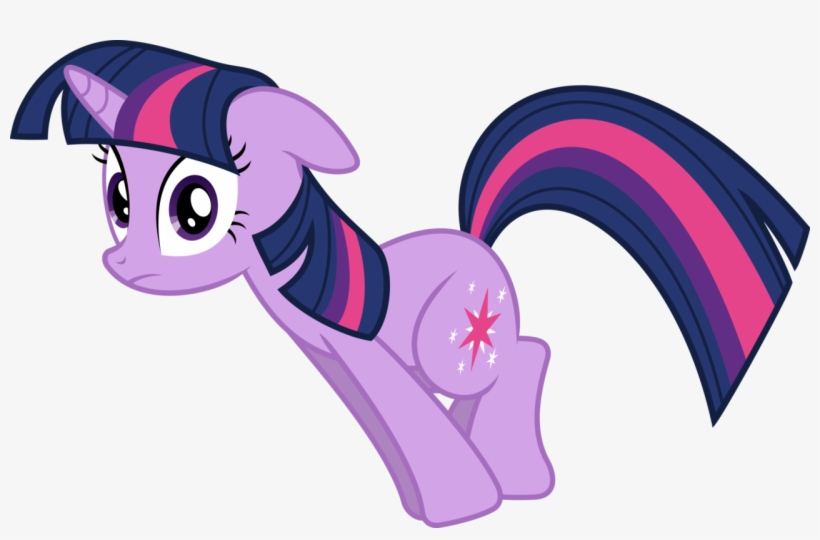 Artist Mlpfim Vectors Cute Female Floppy - Twilight Sparkle Surprised Vector, transparent png #5857639