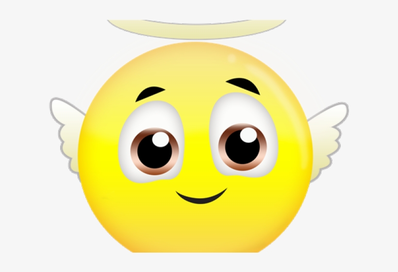 Sad Emoji Clipart Angel - Reverse Image Search, transparent png #5857947